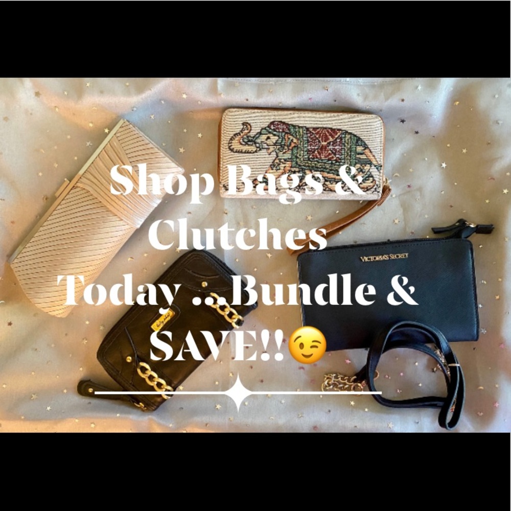 Shop Bags, clutches, wallets!Bundle and SAVE!! 😉